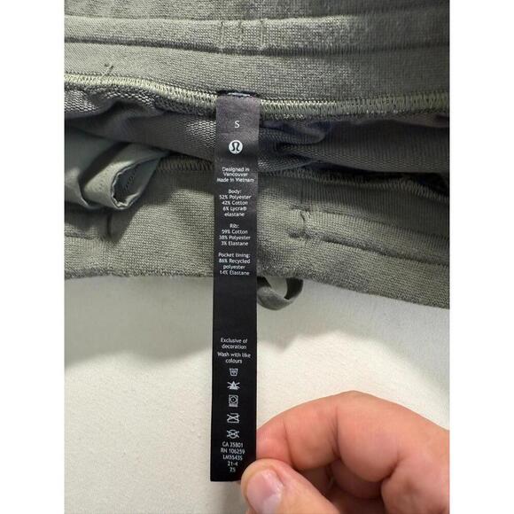 Lululemon City Sweat Jogger French Terry Men’s Size Small Green - Picture 5 of 7